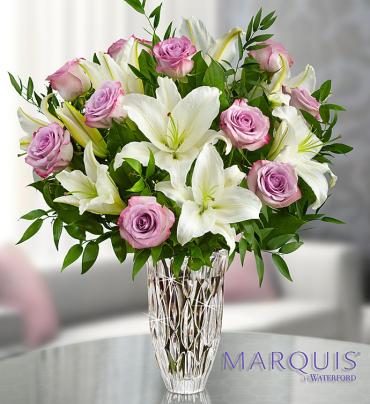 Marquis by Waterford&reg; Purple Rose &amp; Lily Bouquet