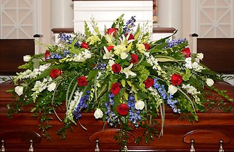 Signature Freedom Casket Spray