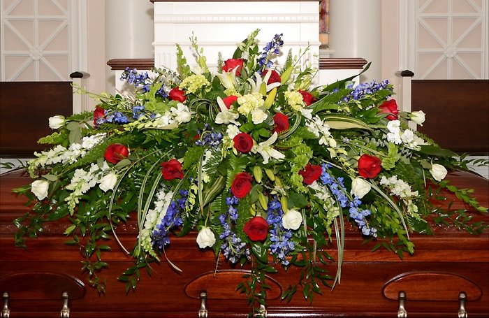 Signature Freedom Casket Spray