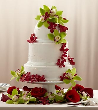 The Elegant Orchid Cake D&eacute;cor