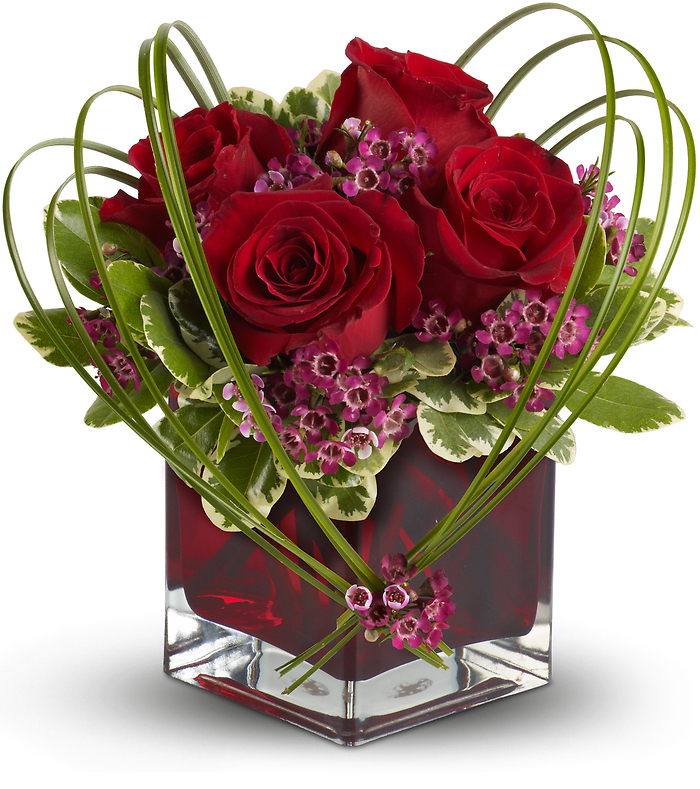 Sweet Thoughts Bouquet with Red Roses