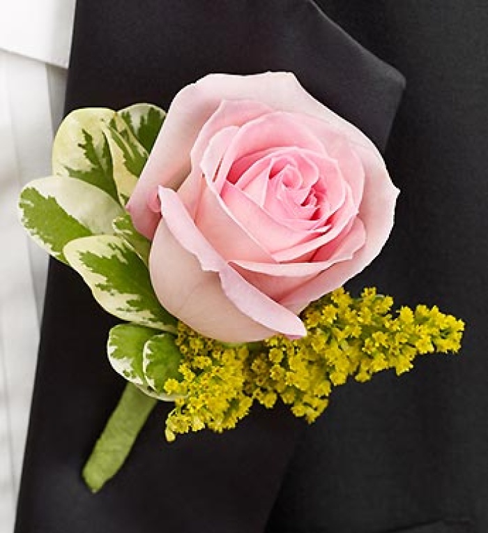 Pastel Boutonniere