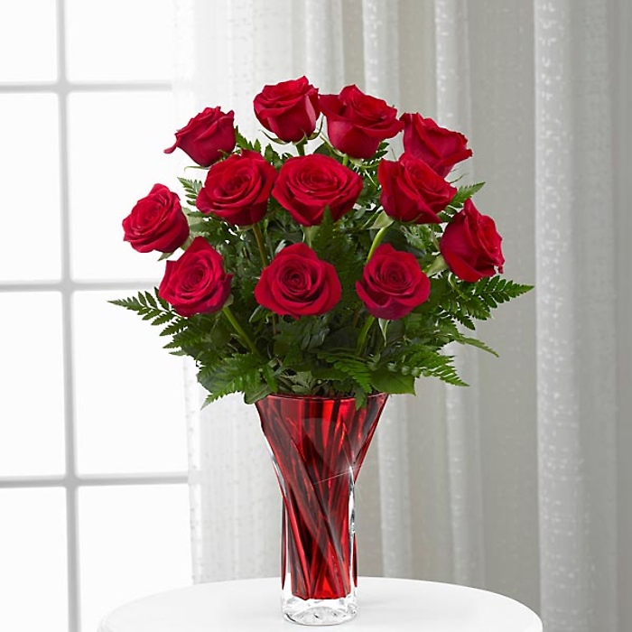 The Anniversary Rose Bouquet - 12- Stems