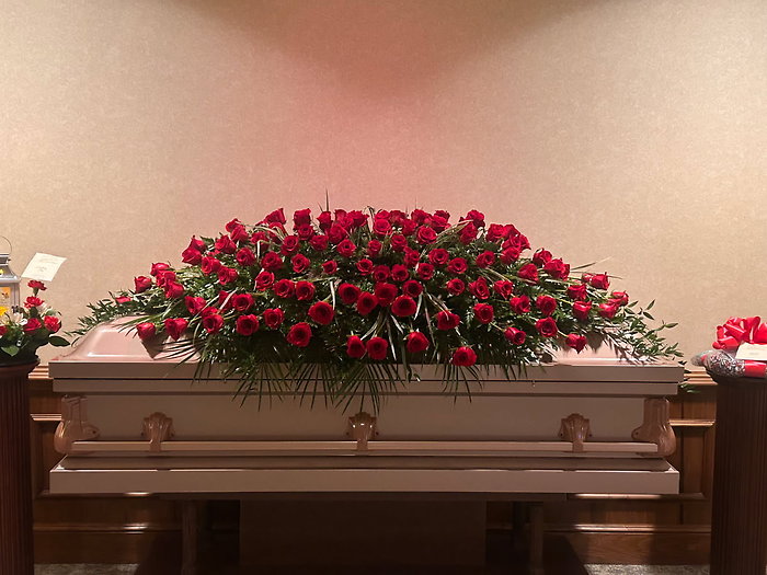 Deluxe Full Cover Casket Spray